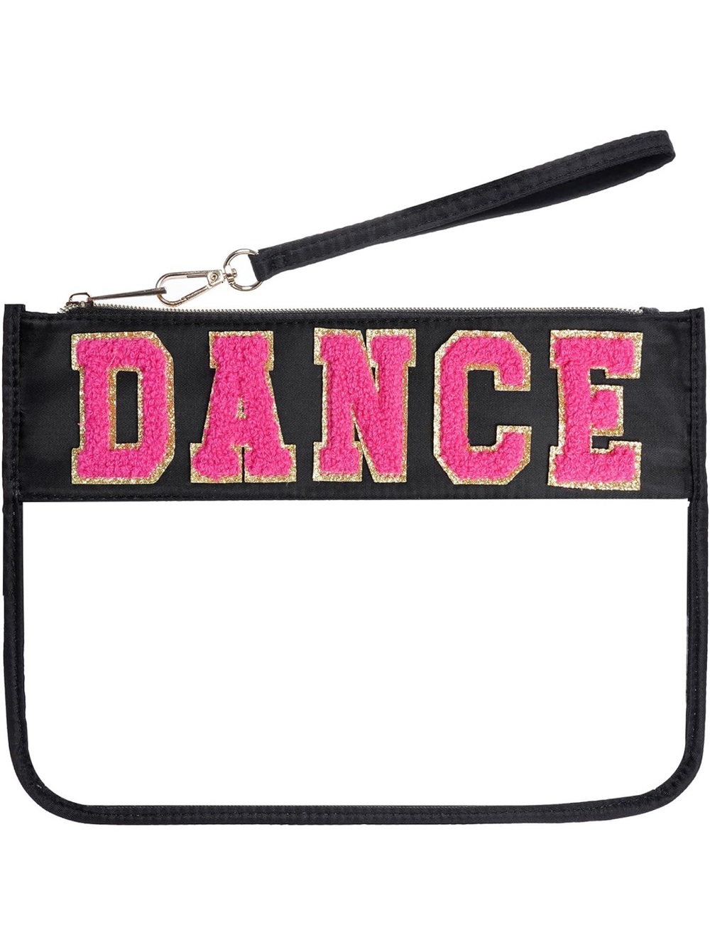 Chenille Letter Dance Cosmetic Bag Wristlet Lot
